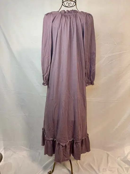 Ivy City Co. Mini Petra Long Sleeve Nightgown in Purple Size 13/14 NWT - Picture 7 of 9